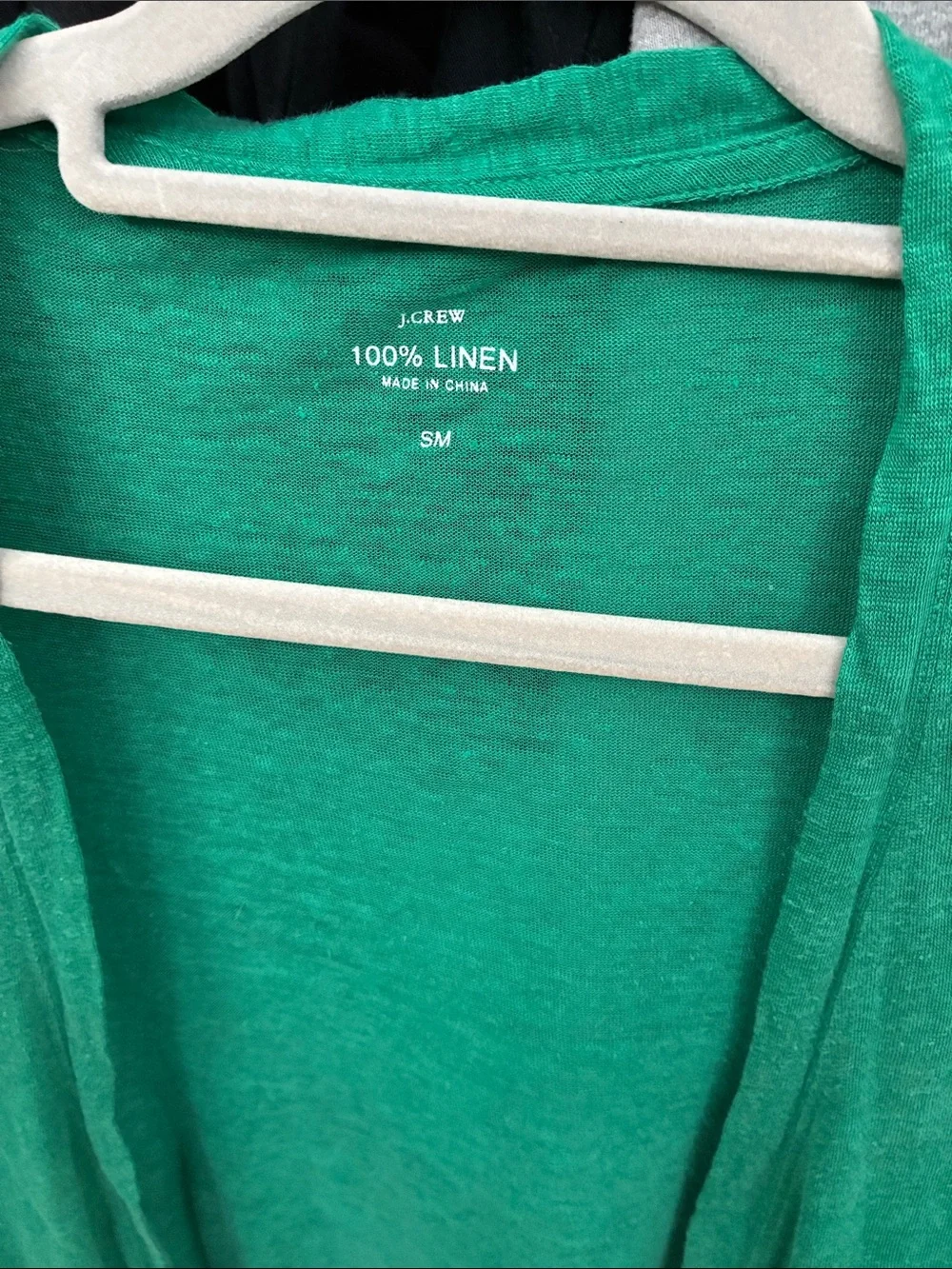 Lightweight Green Linen Cardigan Sweater - J.Crew sz Small